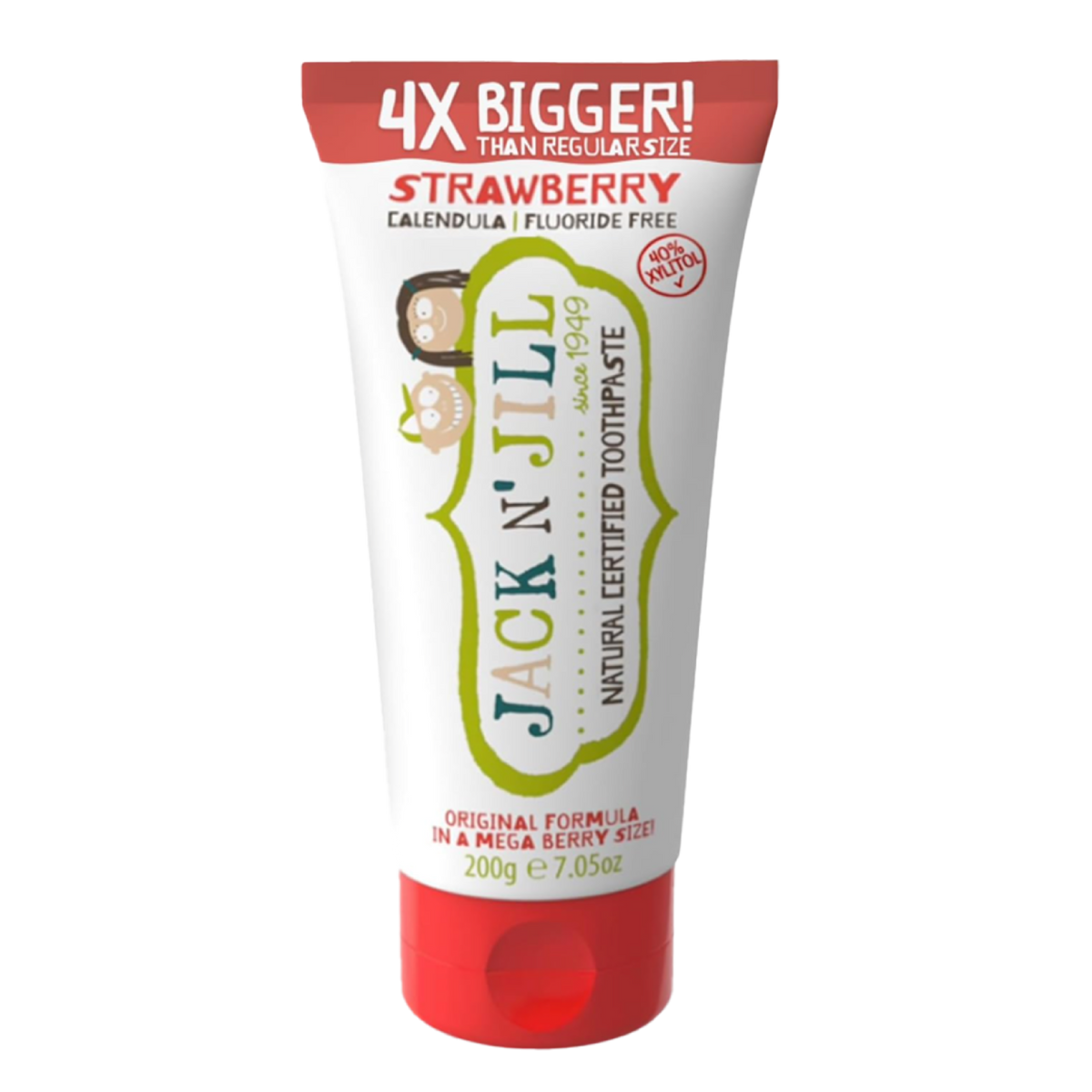 Mega Berry Natural Certified Toothpaste Strawberry 200g
