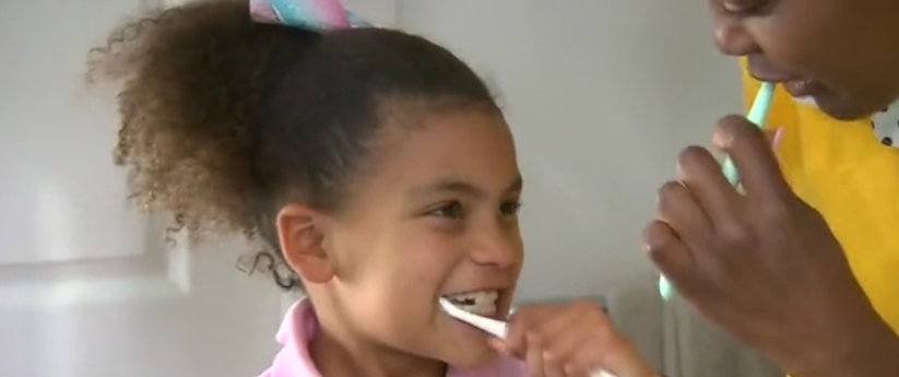 Are your kids brushing twice a day? Tooth Sparkles can help!