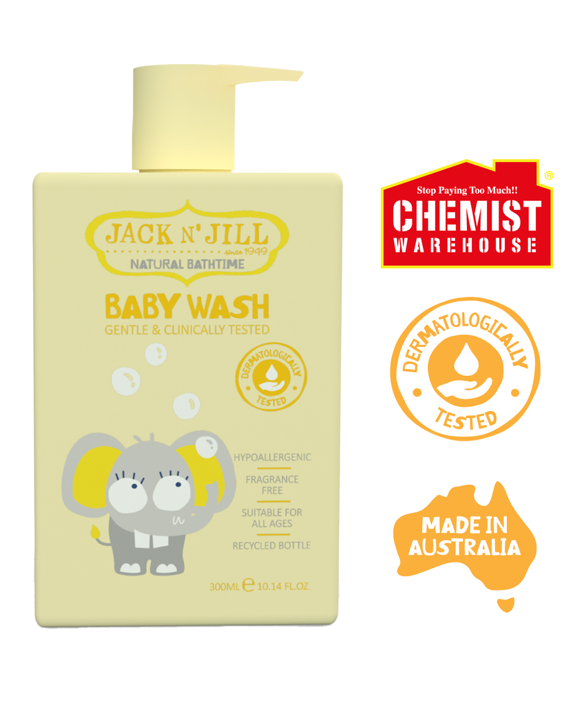 Baby Wash - Natural 300mL - Wellbeing Island - AU