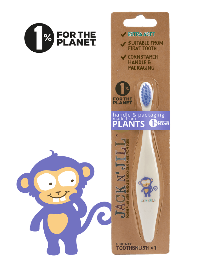 Kids Toothbrush - Monkey - Wellbeing Island - AU